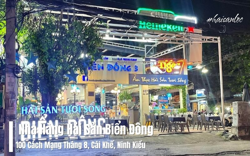 Nhà Hàng Hải Sản Biển Đông - Địa điểm tổ chức tiệc Tất Niên