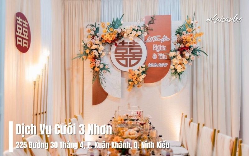 Dịch Vụ Cưới 3 Nhơn - Tổ chức tiệc cưới Cần Thơ