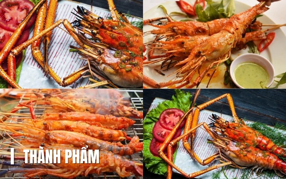 thưởng thức Tôm càng xanh sốt bơ tỏi