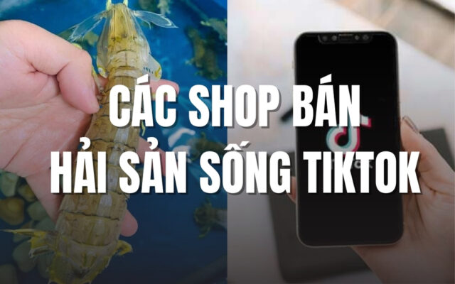 Các shop bán hải sản sống trên tiktok shop