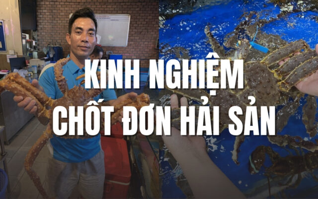 Kinh nghiệm chốt đơn hải sản online