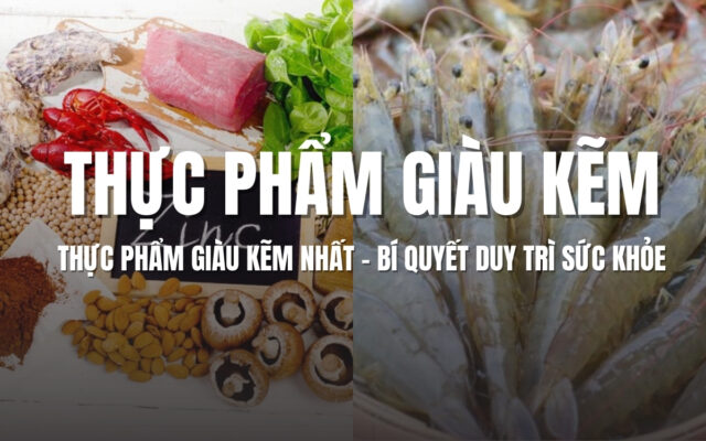 3 Loại Thực Phẩm Giàu Kẽm Nhất – Bí Quyết Duy Trì Sức Khỏe