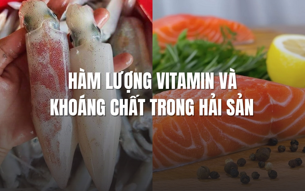 Hàm lượng vitamin và khoáng chất trong hải sản