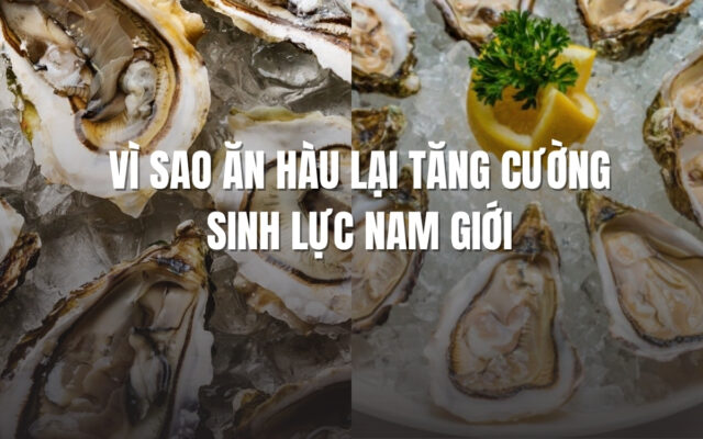 Vì sao ăn hàu lại tăng cường sinh lực nam giới