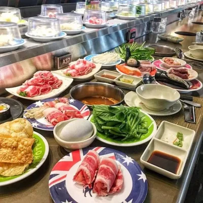 Quán buffet ở Cần Thơ Quán buffet ở Cần Thơ Buffet Lẩu Băng Chuyền Kichi Kichi