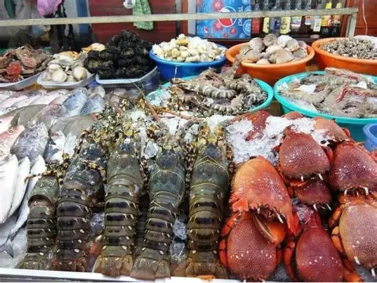 chợ đầu mối hải sản tươi sống tại TP.HCM
