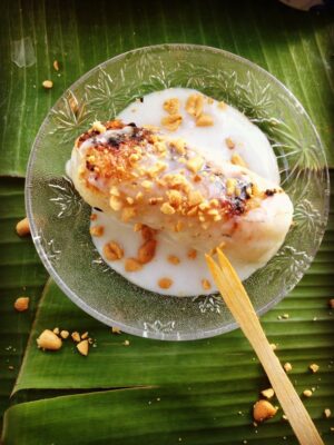 Ăn gì tại Cần Thơ, thử ngay chuối nếp nướng