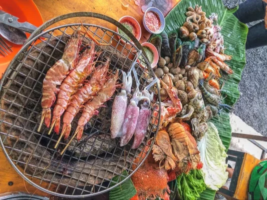 Set Nướng Hải Sản Đa Dạng