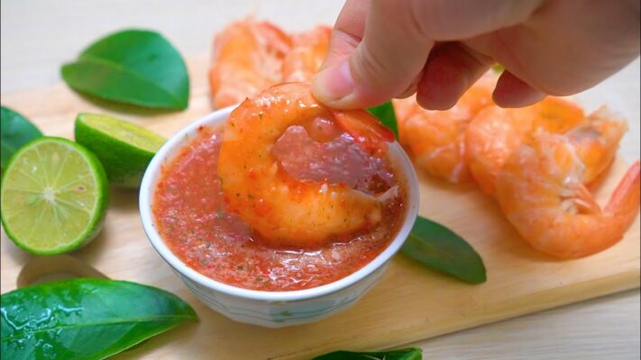 Nước chấm ớt đỏ cay nồng kích thích vị phần nhìn lẫn vị giác hot hit Tiktok