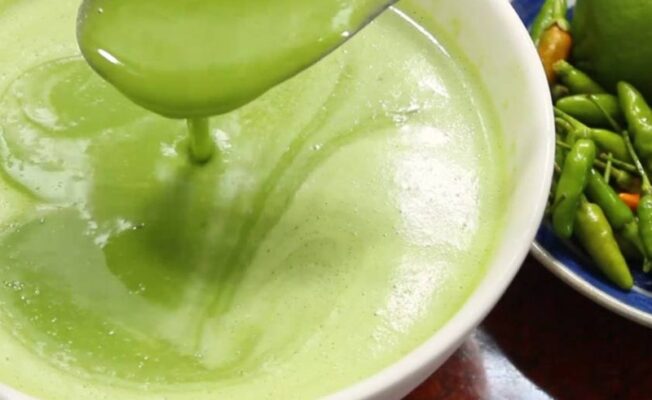 Nước Chấm Ớt Xanh Sữa Đặc Độc Đáo Kiểu Cà Mau Cực Hot Tiktok