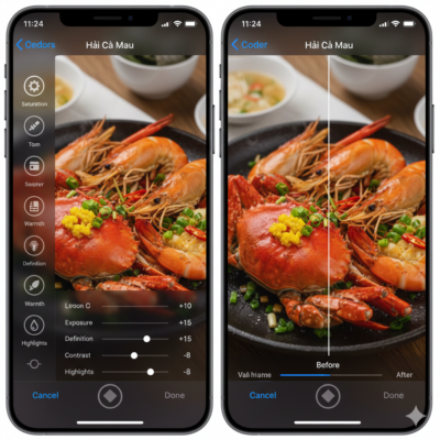 Công Thức Chỉnh Ảnh Bất Bại Cho Món Ăn Trên Iphone