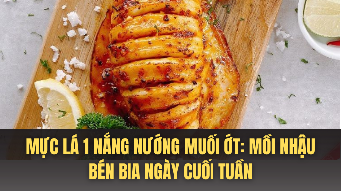 Mực Lá Nướng Muối Ớt