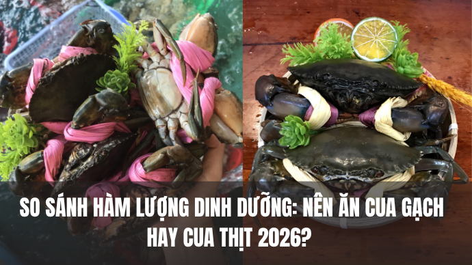 Cua Gạch Vs Cua Thịt
