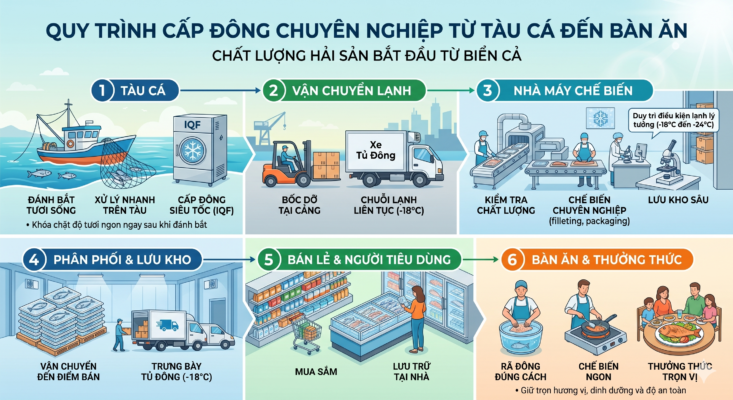 Hải Sản Sạch: 5 Tiêu Chuẩn "Vàng" Bảo Vệ Sức Khỏe Gia Đình