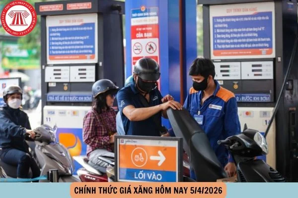 Giá Xăng Dầu Biến Động 5/4 - Hình: Thư Viện Pháp Luật