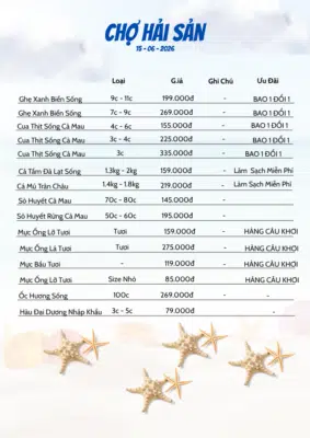 Bảng Giá Hải Sản Hôm Nay: Cập Nhật Tại Vựa Mỗi Ngày