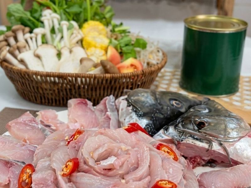 cá chép giòn sống