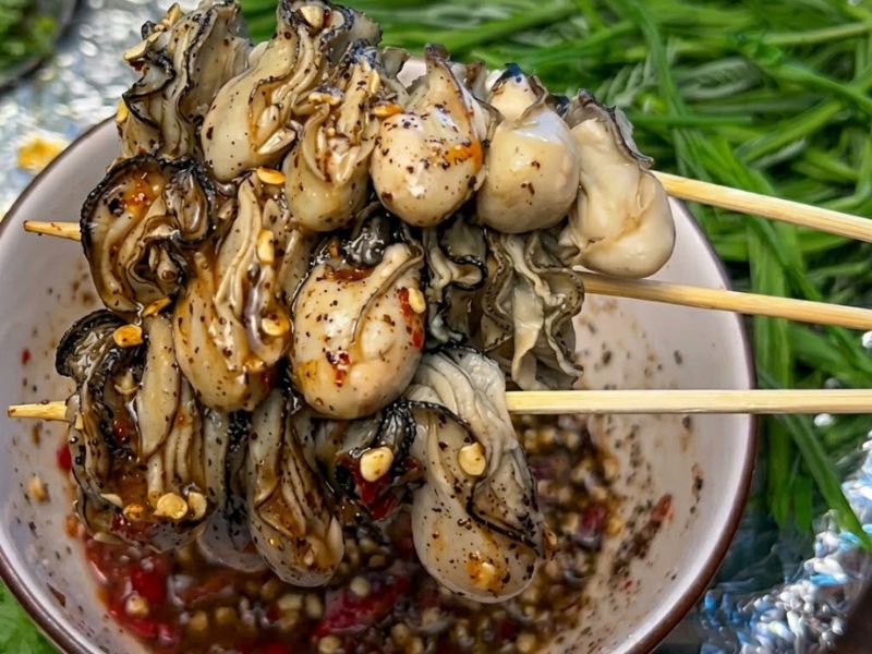 ruột hàu sữa túi