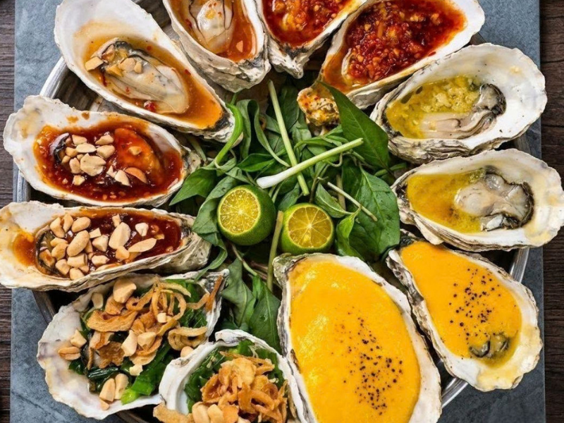 Hàu Đại Dương Sống