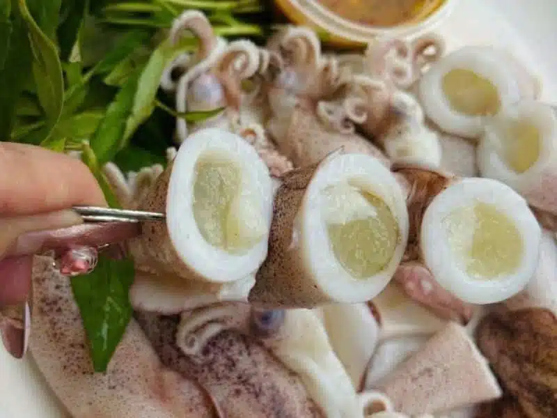 Mực trứng tươi